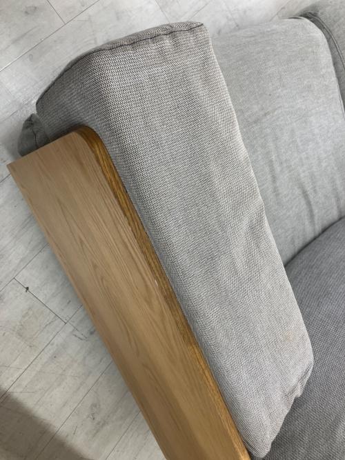 無印良品 (ムジルシリョウヒン) 2人掛けソファー 114 ライトグレー