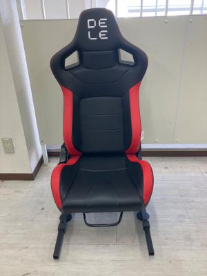 DELE レーシングチェアー DRS-1 61 ブラック×レッド