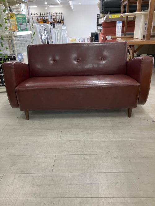 2人掛けソファー 147 ブラウン