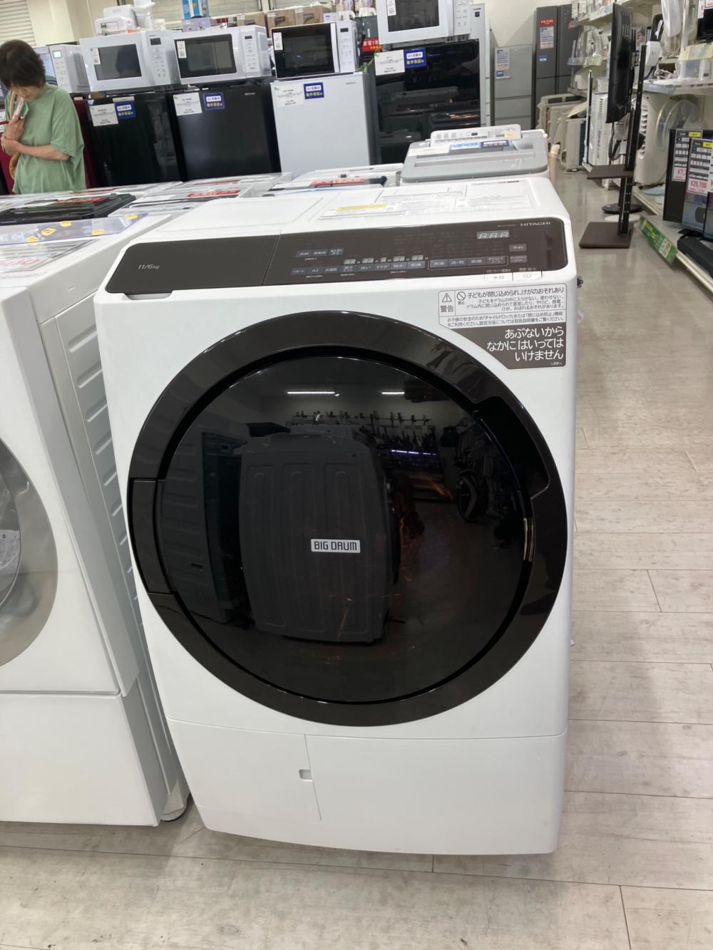 HITACHI (ヒタチ) ドラム式洗濯乾燥機 BD-SX110GE9L 2022年製 程度B