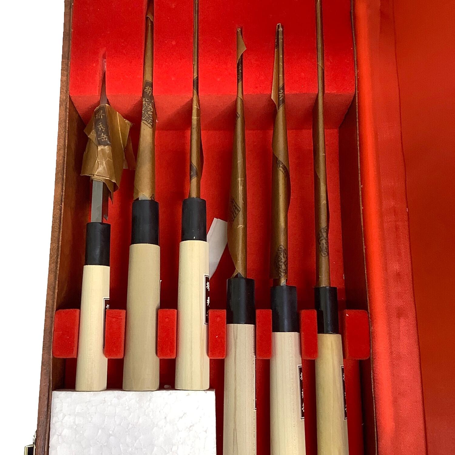 堺秀岳 包丁6本セット 堺秀岳 包丁セット｜トレファクONLINE