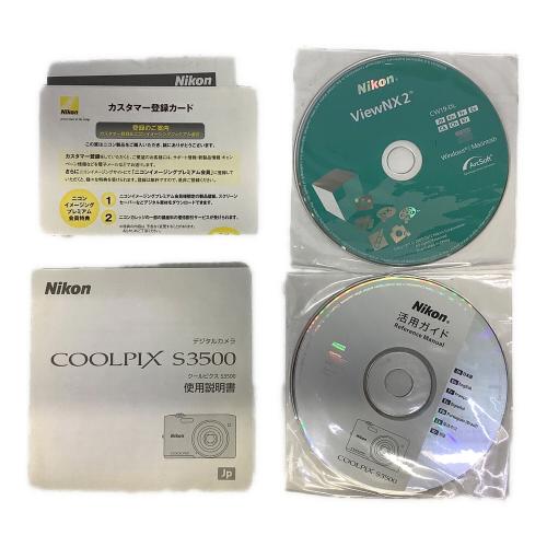 Nikon (ニコン) コンパクトデジタルカメラ S3500