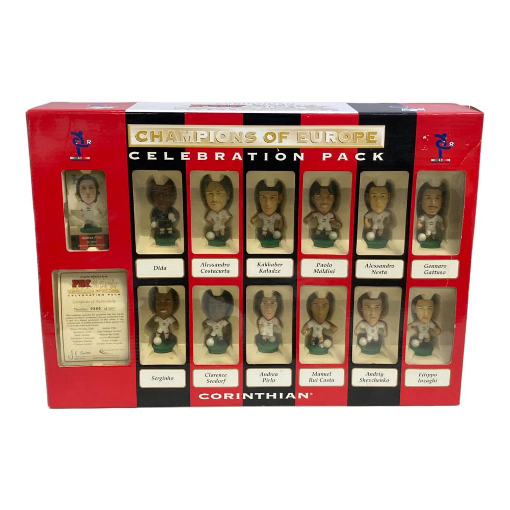 コリンシアン　prostars サッカーフィギュア　セレブレーションパック アーセナル 2002 コリンシアン PRO STARS 4パック セットA（ピレス