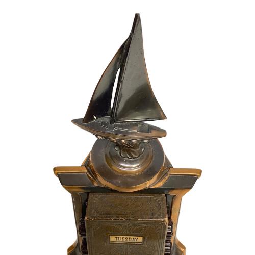 万年デスクカレンダー ヴィンテージ ブラウン