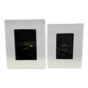 Wedgwood (ウェッジウッド) フォトフレーム ホワイト インタグリオ