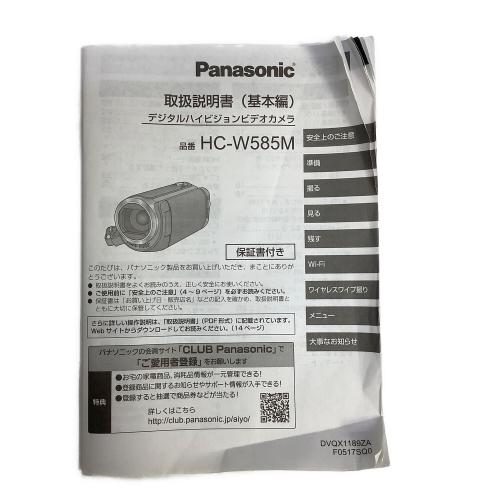 Panasonic (パナソニック) ビデオカメラ HC-W585