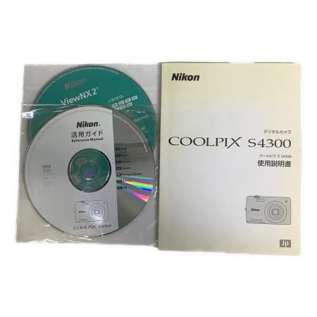 Nikon (ニコン) コンパクトデジタルカメラ COOLPIX S4300｜トレファク