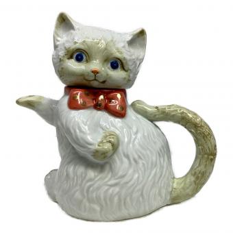 yukiemon (ユキエモン) 猫型ティーポット ホワイト