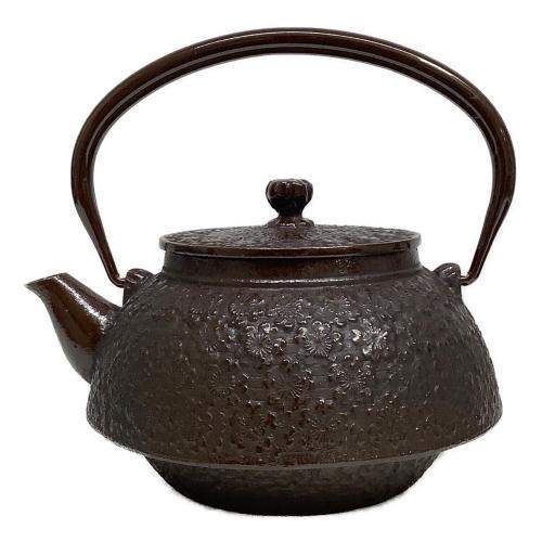 南部鉄器 (ナンブテッキ) 急須 ブラウン