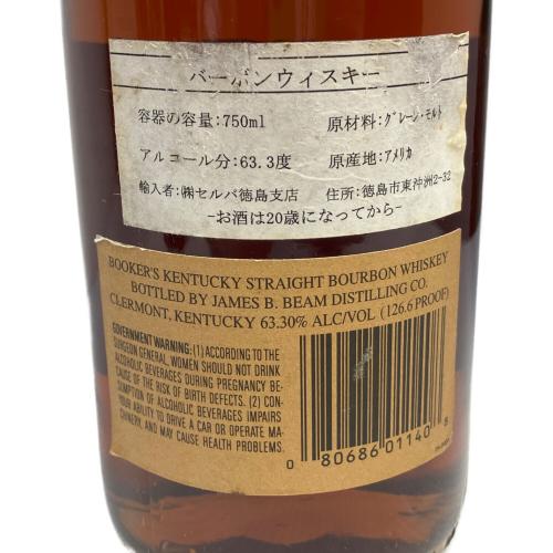 BOOKER'S ウィスキー 750ml