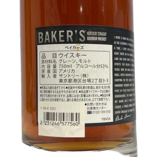 BAKER'S ウィスキー 750ml