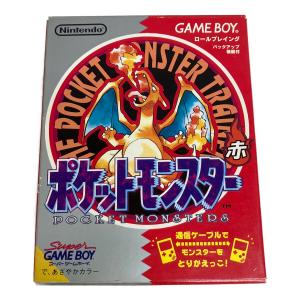 任天堂 (ニンテンドー) ポケットモンスター 赤 ゲームボーイ用ソフト 説明書・マップ付き -