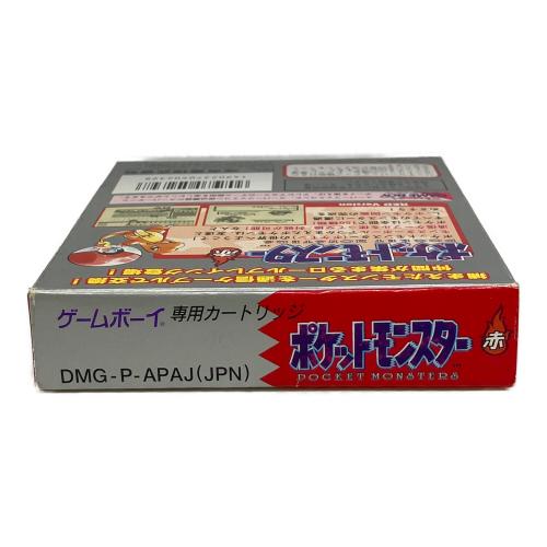 任天堂 (ニンテンドー) ポケットモンスター 赤 ゲームボーイ用ソフト 説明書・マップ付き -