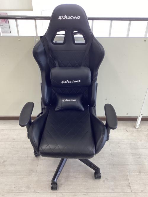 EXRACING (イーエックスレーシング) ゲーミングチェア ブラック