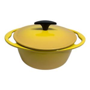 LE CREUSET (ルクルーゼ) 鍋 SIZE 21cm イエロー ココット・ロンド