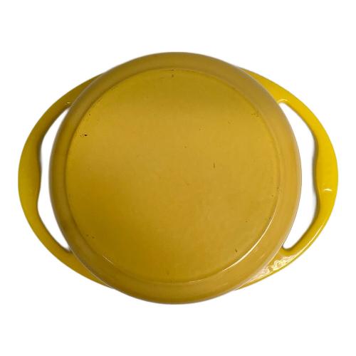 LE CREUSET (ルクルーゼ) 鍋 SIZE 21cm イエロー ココット・ロンド