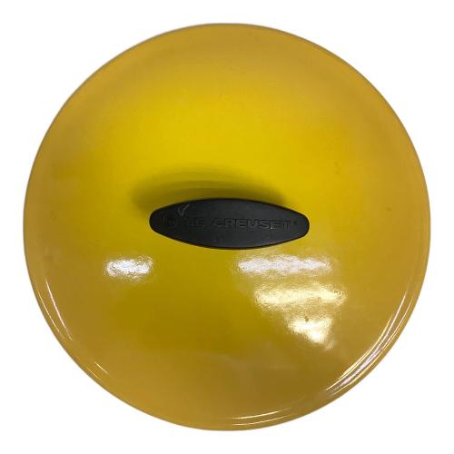 LE CREUSET (ルクルーゼ) 鍋 SIZE 21cm イエロー ココット・ロンド