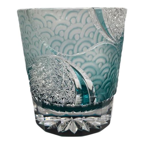 YAMADA GLASS WORKS (ヤマダグラスワークス) 切子 波動 江戸切子