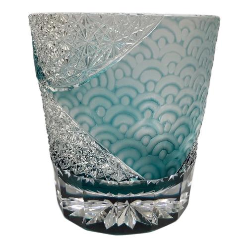 YAMADA GLASS WORKS (ヤマダグラスワークス) 切子 波動 江戸切子