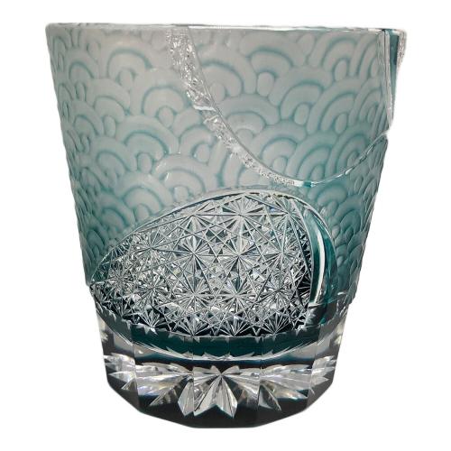 YAMADA GLASS WORKS (ヤマダグラスワークス) 切子 波動 江戸切子