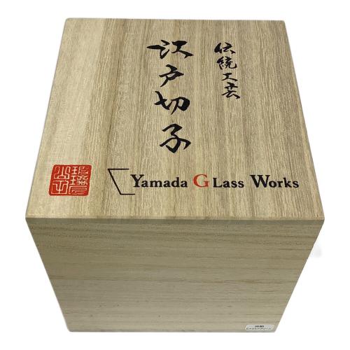 YAMADA GLASS WORKS (ヤマダグラスワークス) 切子 波動 江戸切子