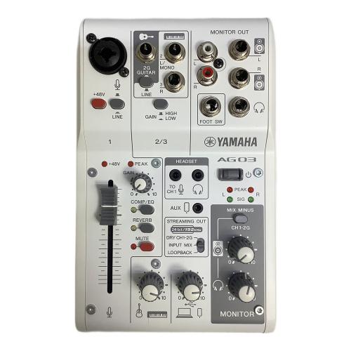 YAMAHA (ヤマハ) ライブストリーミングミキサー AG03 MK2