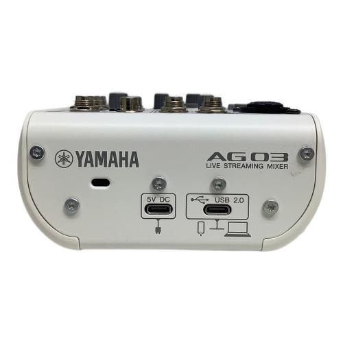 YAMAHA (ヤマハ) ライブストリーミングミキサー AG03 MK2