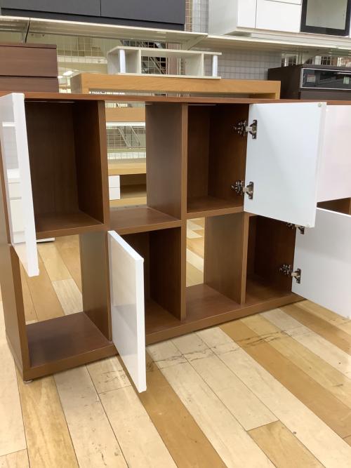 IDC大塚家具 (アイディーシーオオツカカグ) シェルフ 211 ブラウン×ホワイト ポンセル