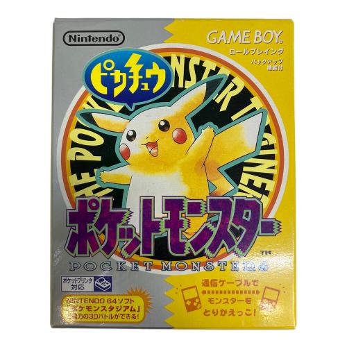 任天堂 (ニンテンドウ) ポケットモンスター ピカチュウ ゲームボーイ用ソフト -