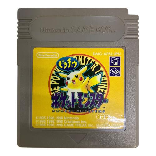 任天堂 (ニンテンドウ) ポケットモンスター ピカチュウ ゲームボーイ用ソフト -