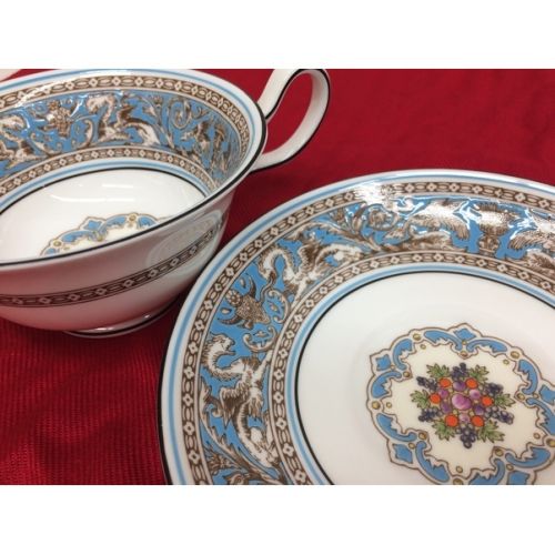 Wedgwood カップ&ソーサー フロレンティーン・ターコイズ
