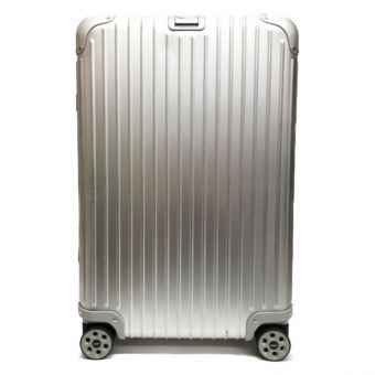 RIMOWA (リモワ) E-TAGスーツケース シルバー ドイツ製 69x45x28cm TSAコンビネーションロック開閉 TOPAS トパーズ 92463005 アルミニウム