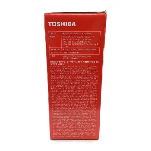 Toshiba トウシバ 外付けhdd Hd Edtk 未使用品 トレファクonline