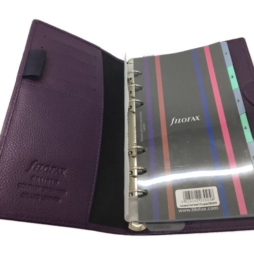 FILOFAX (ファイロファックス) システム手帳 パープル｜トレファクONLINE