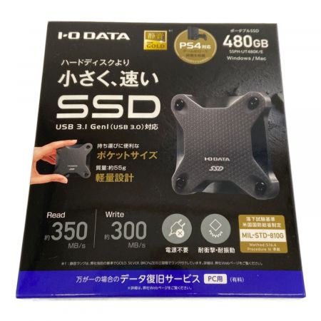 IODATA (アイオーデータ) ポータブルSSD SSPH-UT480K