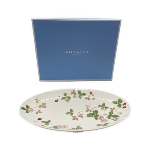 Wedgwood (ウェッジウッド) オーバルディッシュ ワイルドストロベリー