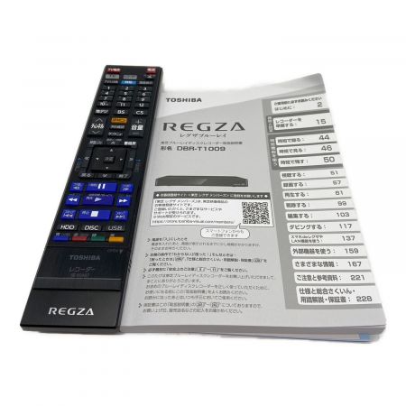 TOSHIBA (トウシバ) HDD＆ブルーレイレコーダー 169 DBR-T1009 2020年製 ■