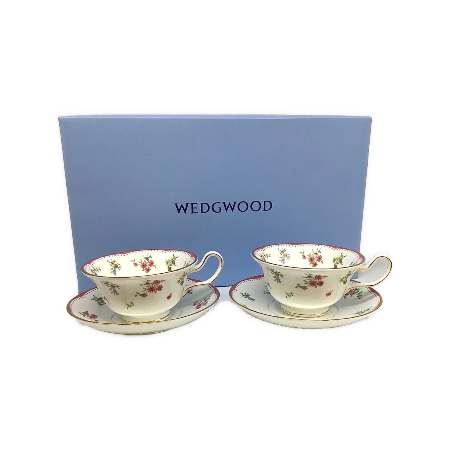 Wedgwood (ウェッジウッド) ティーカップ&ソーサー ピオニー フロー 