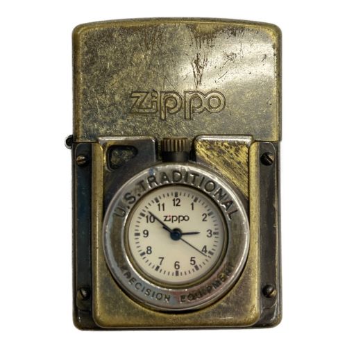 ZIPPO (ジッポ) ZIPPO U.S.TRADITIONAL ※時計電池切れ 1996年製