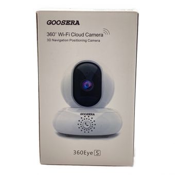 GOOSERA 防犯カメラ 360°Wi-Fi アプ連動 ホワイト -