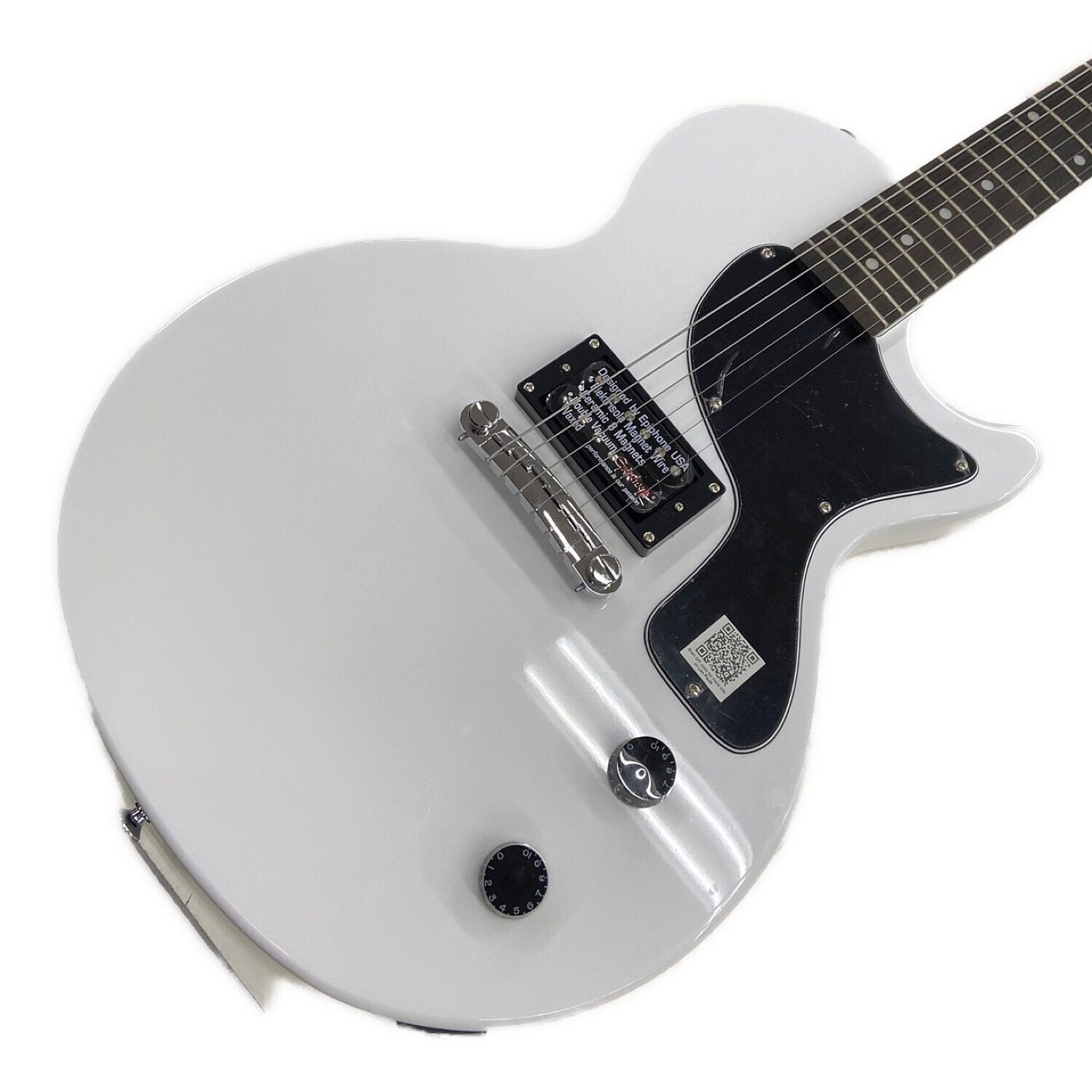 EPIPHONE (エピフォン) エレキギター ホワイト JUNIORモデル レス