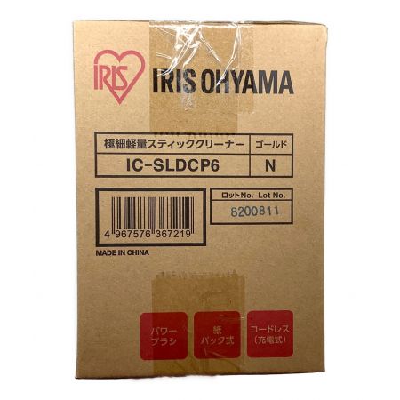 IRIS OHYAMA (アイリスオーヤマ) スティッククリーナー IC-SLDCP6 程度S(未使用品) 純正バッテリー 未使用品