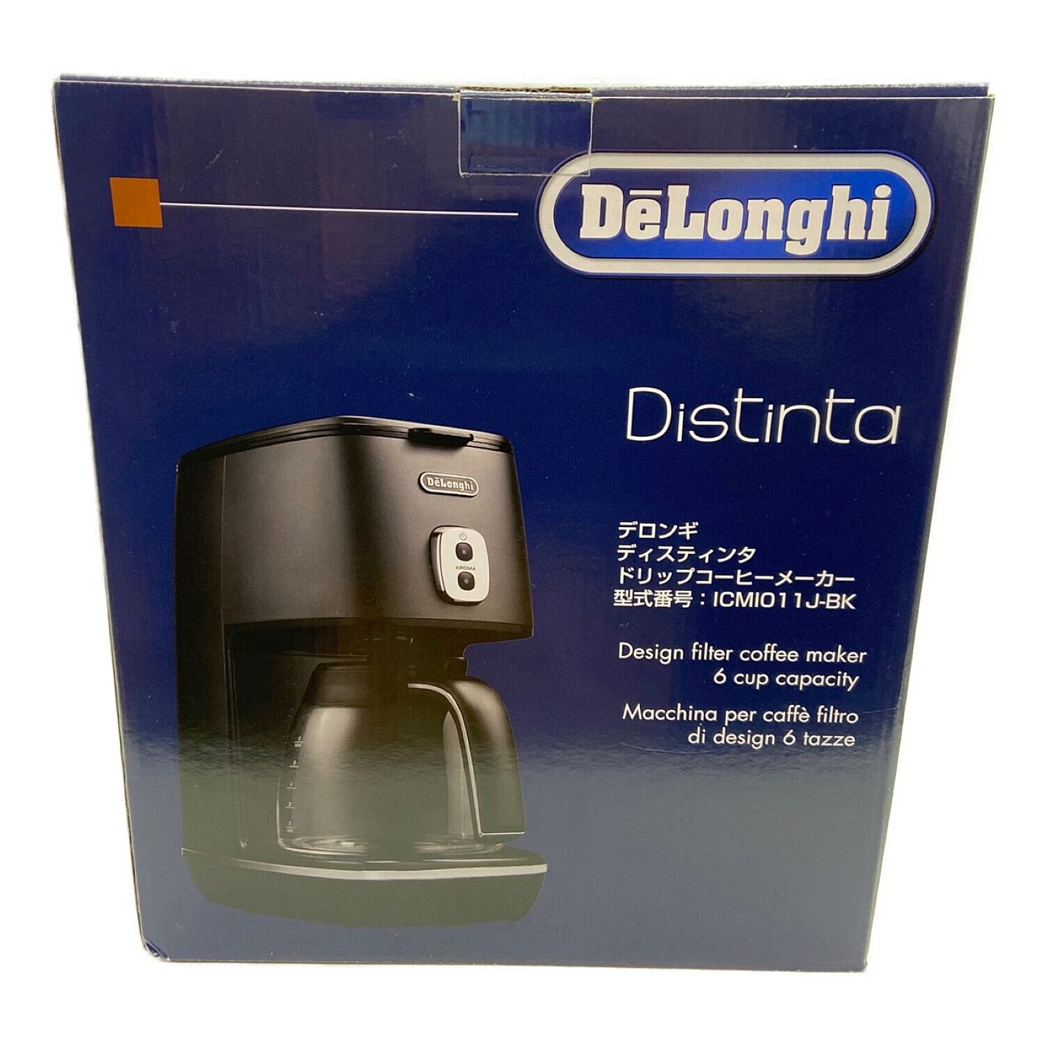 DeLonghi デロンギ ICMI011J-BK ドリップコーヒーメーカーICMI011J-BKJAN