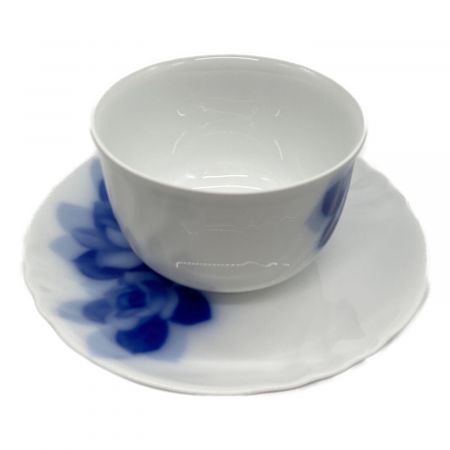 大倉陶園 (オオクラトウエン) モーニング碗皿 ブルーローズジャネット