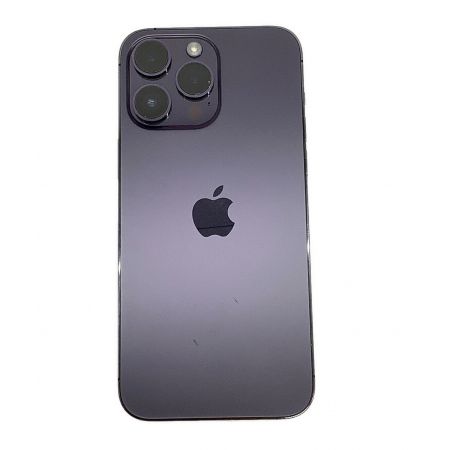 Apple iPhone14 Pro Max キズ有 MQ9E3J/A SoftBank 修理履歴無し 256GB iOS バッテリー:Sランク(100%) 程度:Bランク ▲ サインアウト確認済 359451599321215