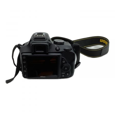 Nikon デジタル一眼レフカメラ 標準：ISO100～25600 D3400 2416万画素(有効画素) APS-C 23.5mm×15.6mm CMOS 専用電池 SDHCカード SDカード SDXCカード 1/4000～30秒 -