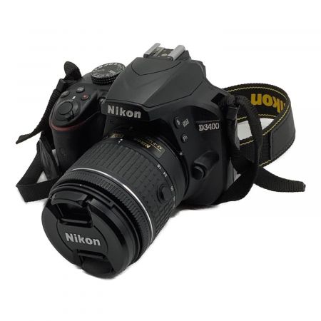 Nikon デジタル一眼レフカメラ 標準：ISO100～25600 D3400 2416万画素(有効画素) APS-C 23.5mm×15.6mm CMOS 専用電池 SDHCカード SDカード SDXCカード 1/4000～30秒 -
