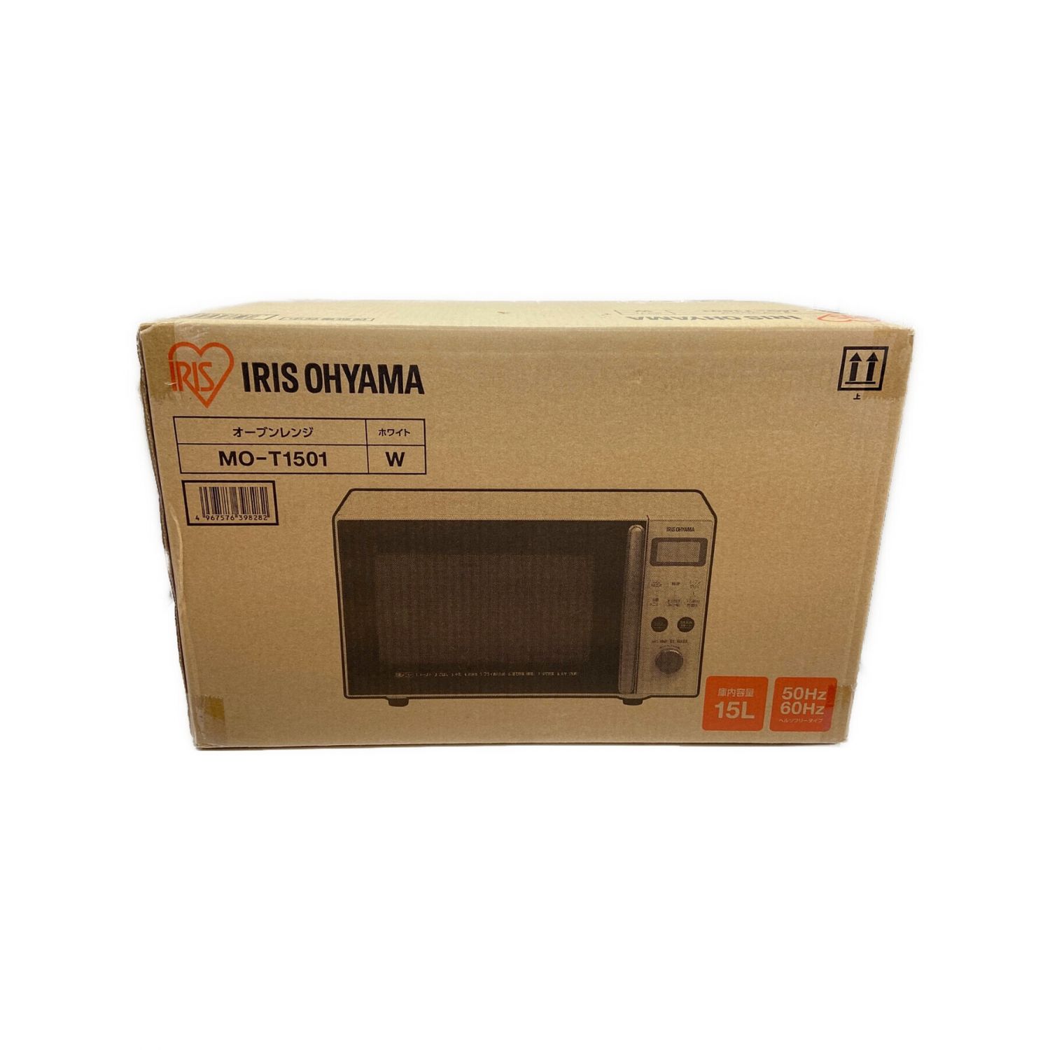 アイリスオーヤマ オーブンレンジ 15L ホワイト MO-T1501-W