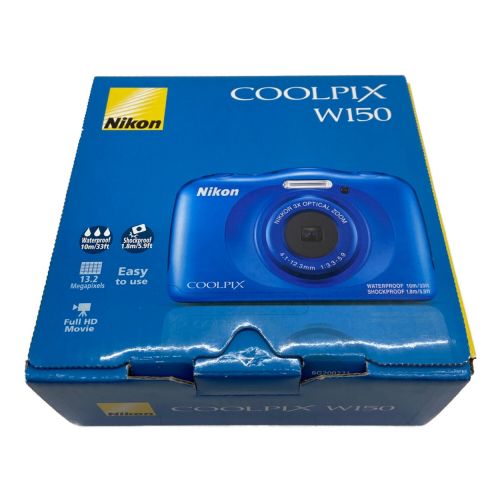 Nikon (ニコン) デジタルカメラ W150 COOLPIX 1317万画素(有効画素) 1/3.1型CMOS 専用電池 SDカード  SDHCカード SDXCカード 4.8コマ/秒 1～1/2000 秒 -