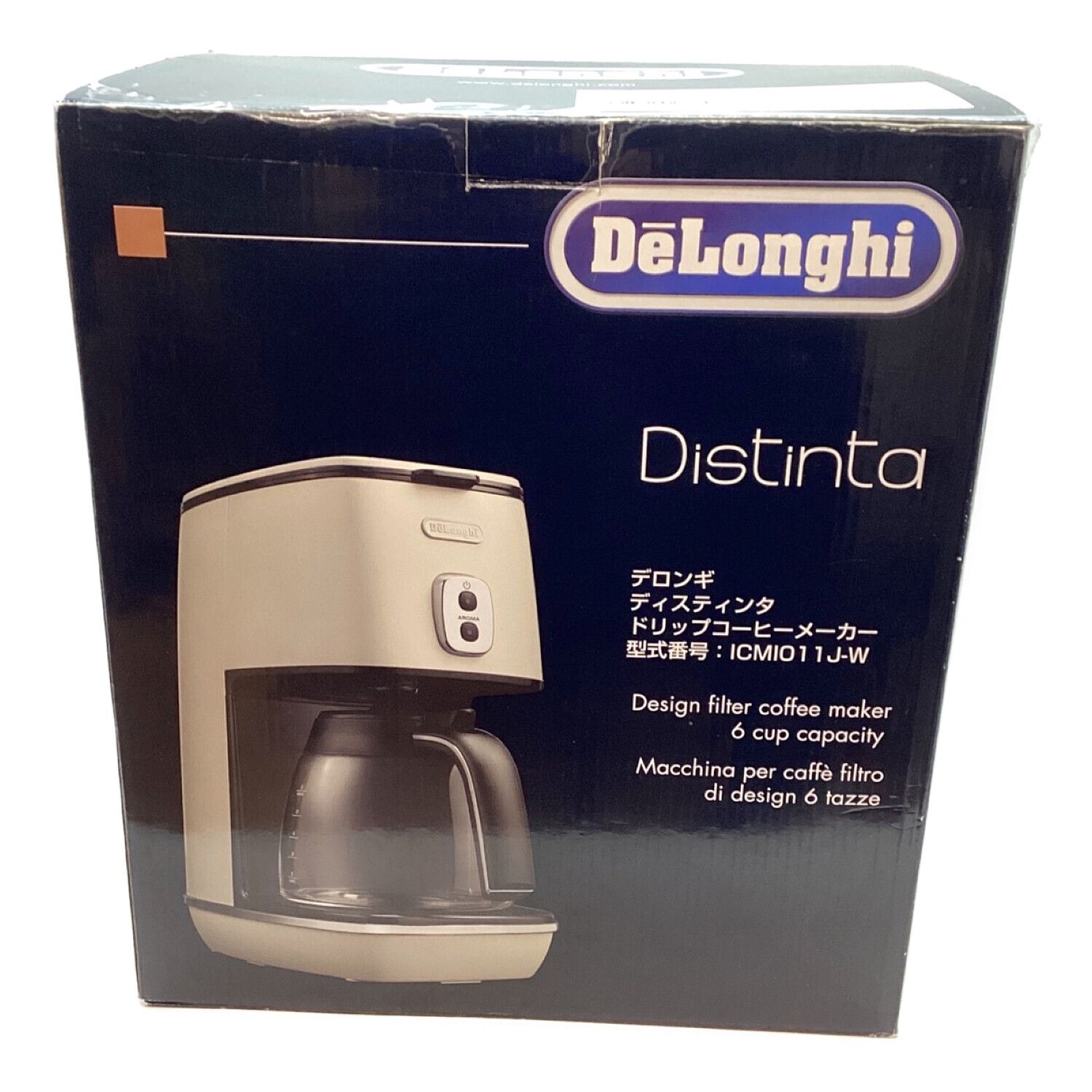 DeLonghi (デロンギ) ドリップコーヒーメーカー ICMI011J-W